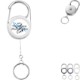 Heavy Duty Carabiner Retractable Key Reel