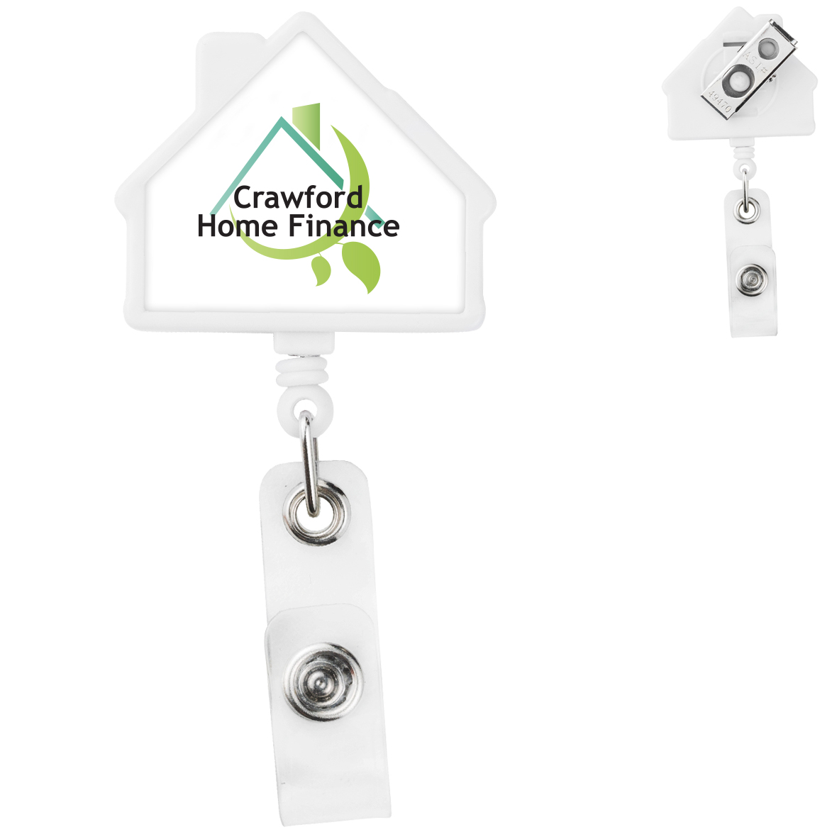 Product Photo 1 House Retractable Badge Reel, Bull Dog Clip