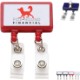 Jumbo Dual Strap Retractable Badge Reel, Alligator Clip
