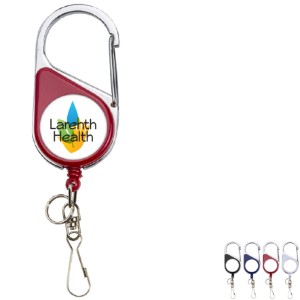 Heavy Duty Carabiner Retractable Badge Reel - DE3305