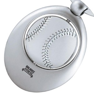 Baseball Silver Swivel Sports Key Chain - MY2983