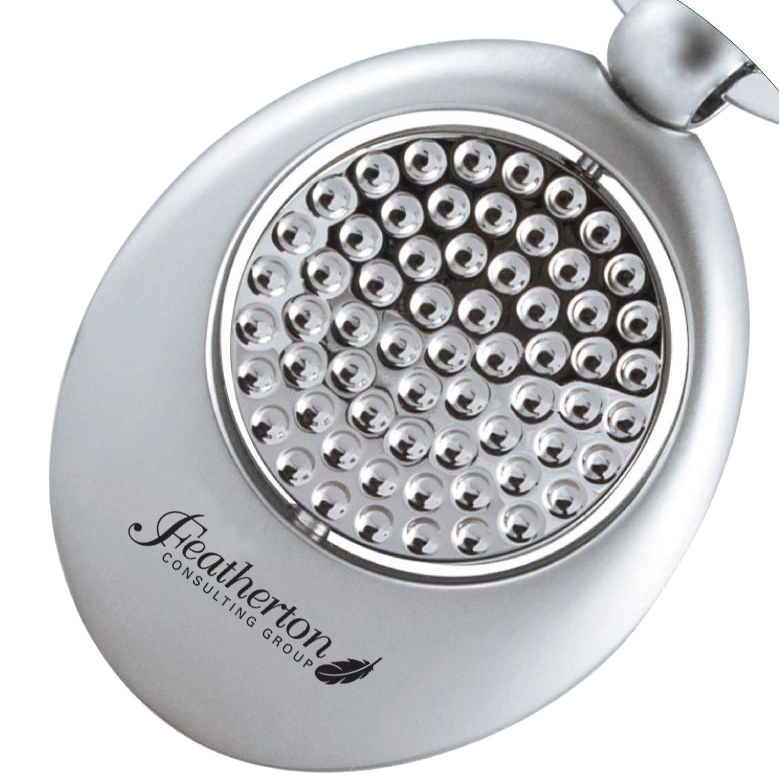 Product Photo 1 Golf Ball Silver Swivel Sports Key Chain