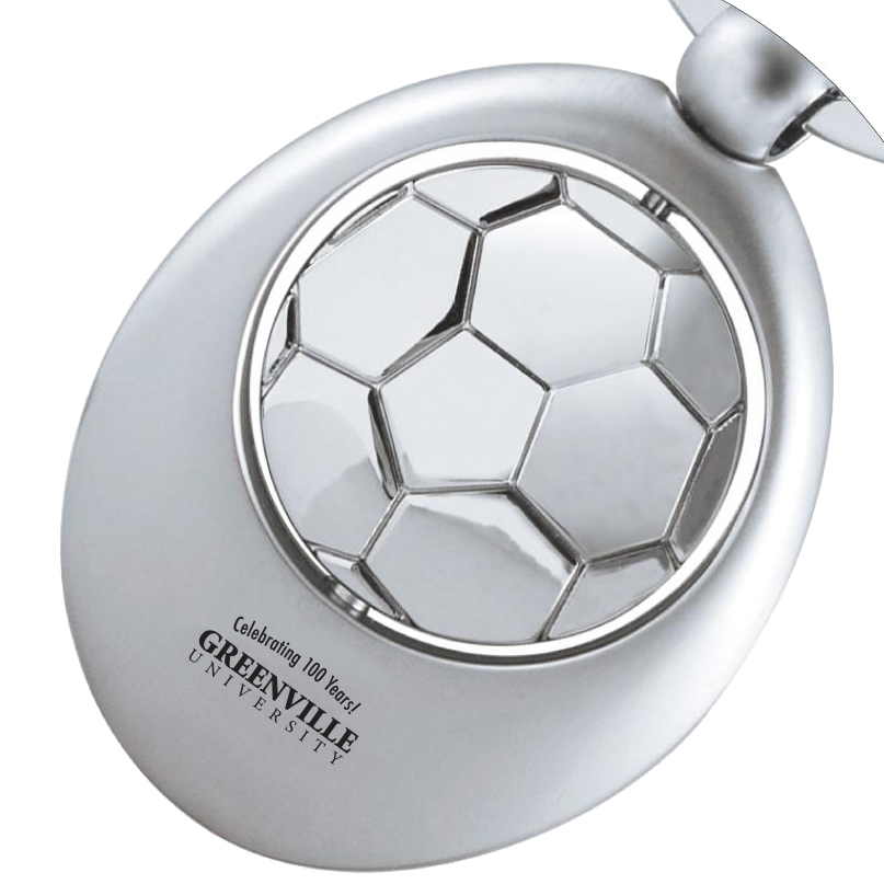 Product Photo 1 Soccer Ball Silver Swivel Sports Key Chain
