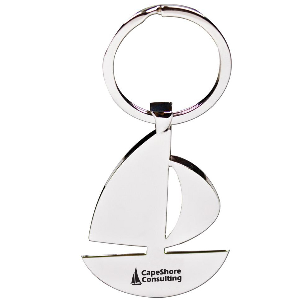 Product Photo 1 Sailboat Silver Key Chain