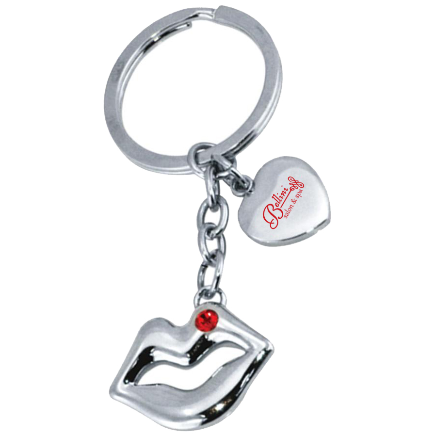 Product Photo 1 Metal Lips & Heart Jewelry Key Chain
