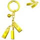 Gold Bar Bell Key Chain