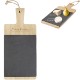 Bamboo and Slate Charcuterie Cutting Board