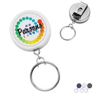 Heavy Duty Retractable Key Reel, Slide Clip - DE3320