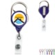 Carabiner Retractable Badge Reel, Slide Clip
