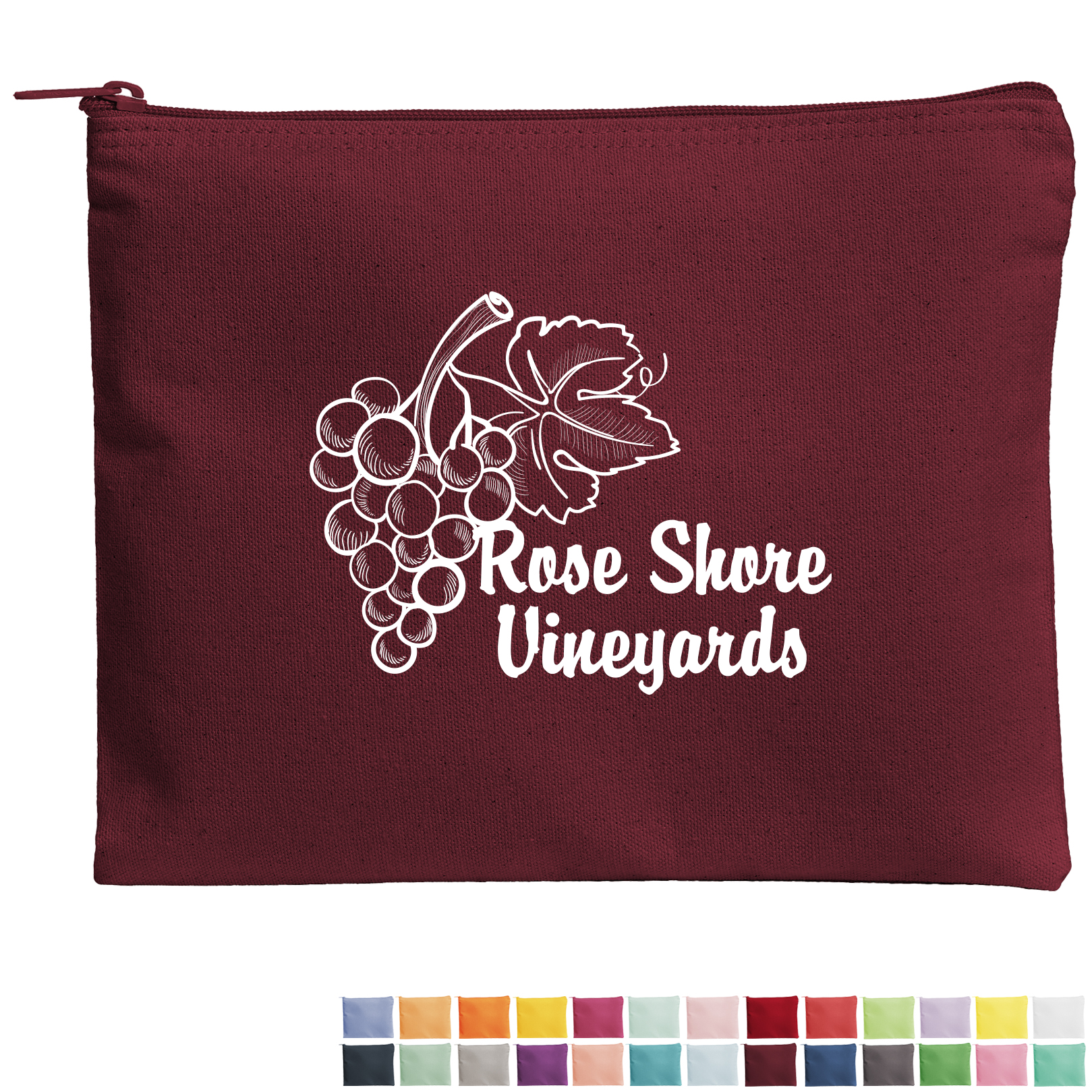 Product Photo 1 Dollface Color Cotton Canvas Cosmetic Bag