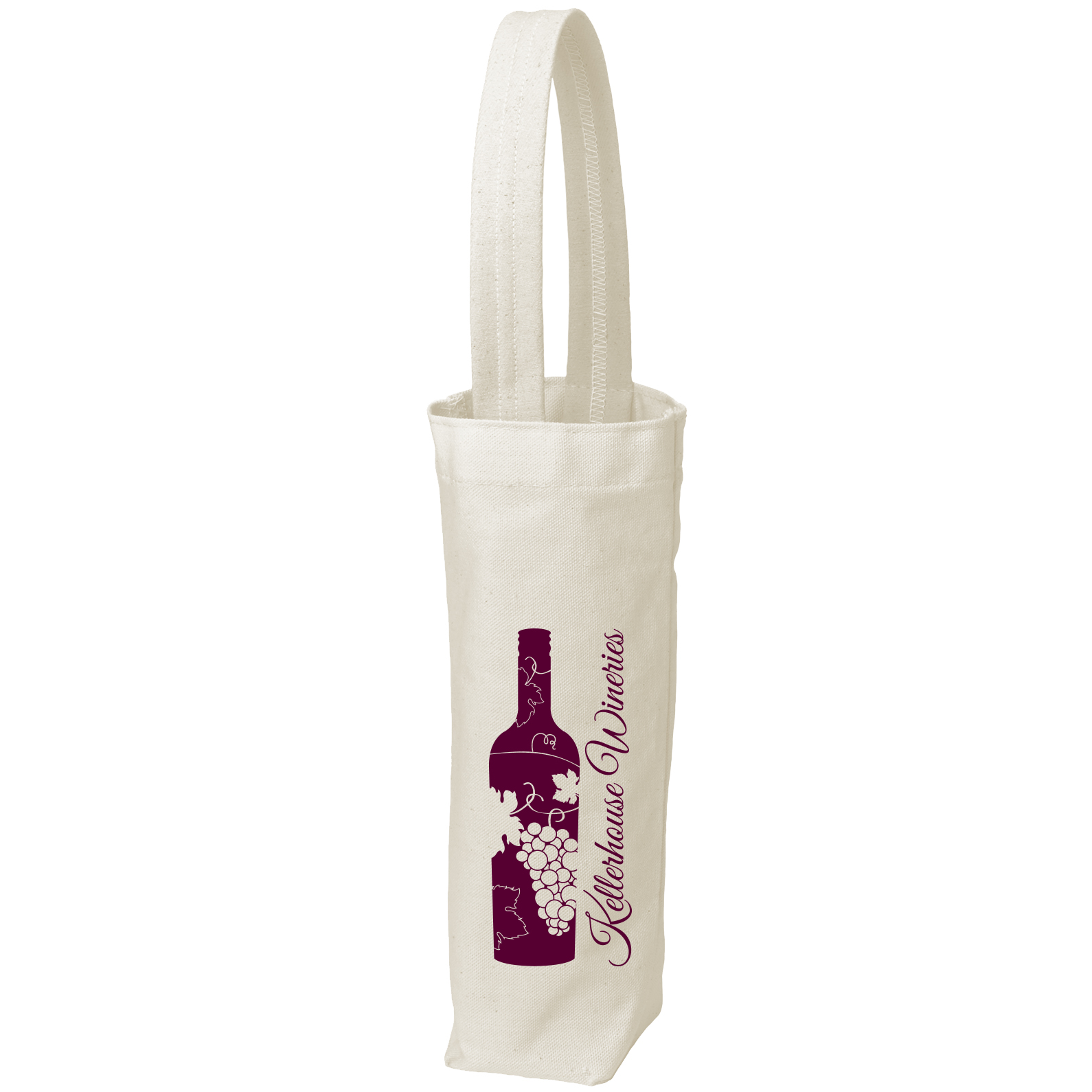 Product Photo 1 Wanda Single Bottle Cotton Canvas Wine Tote