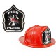 Junior Fire Chief Fire Station Favorite Hat, Red Stock