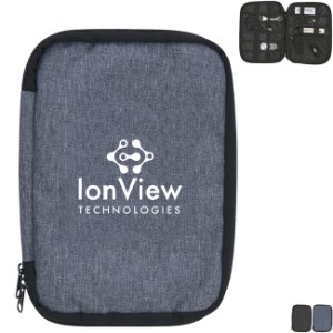 Snowflake Polyester Tech Organizer - EV1456