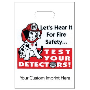 Digital Full Color Die Cut Plastic Bag w/ Test Your Detectors Design, 9" x 13" - BA9040