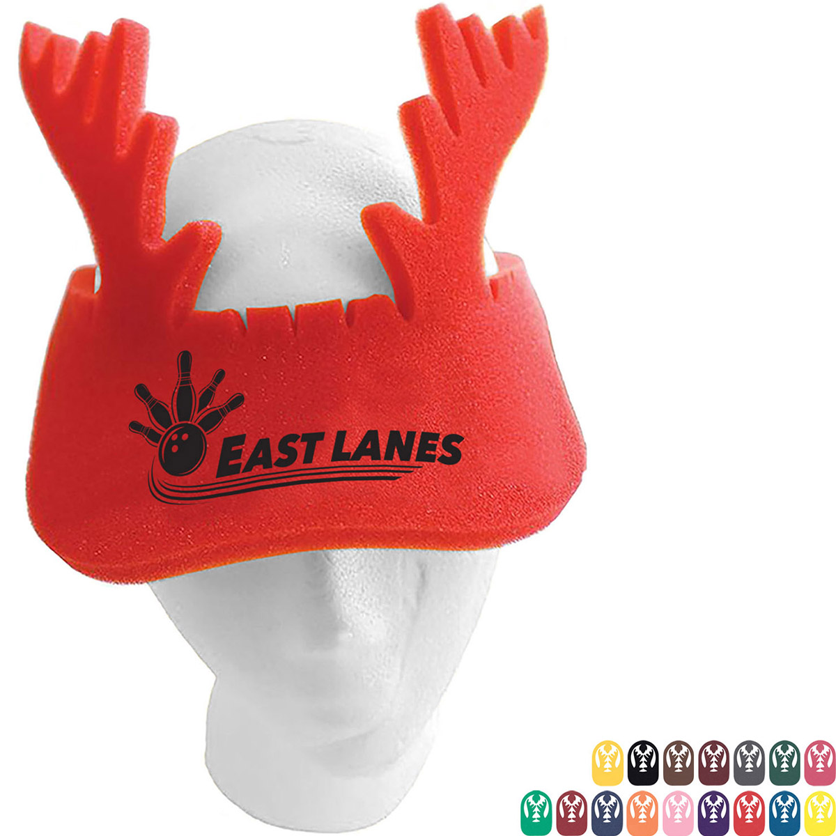 Product Photo 1 Reindeer Antlers Foam Visor