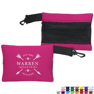 Foam Mesh Travel Bag with Clip - NM1717