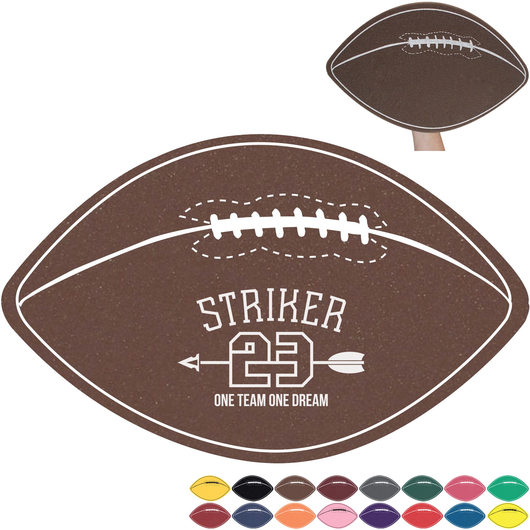 Product Photo 1 Foam Football Mitt, 16"