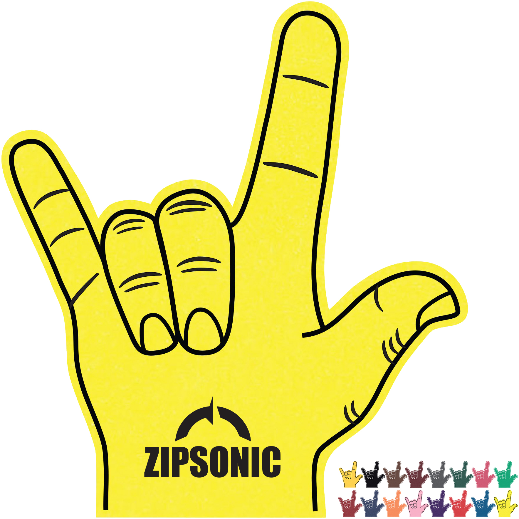 Product Photo 1 Foam Love Hand Mitt, 17"