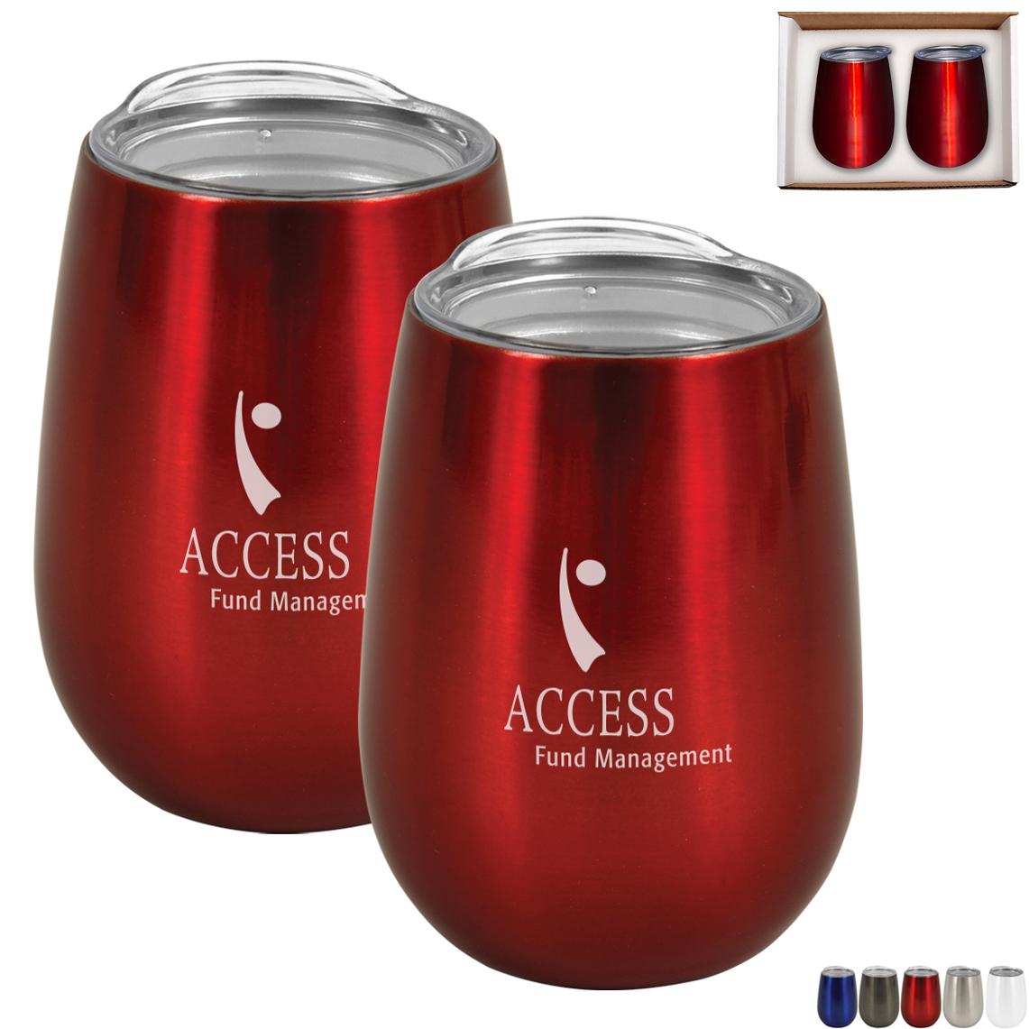 Product Photo 1 Duo Vacuum Stemless Wine Tumbler Gift Set
