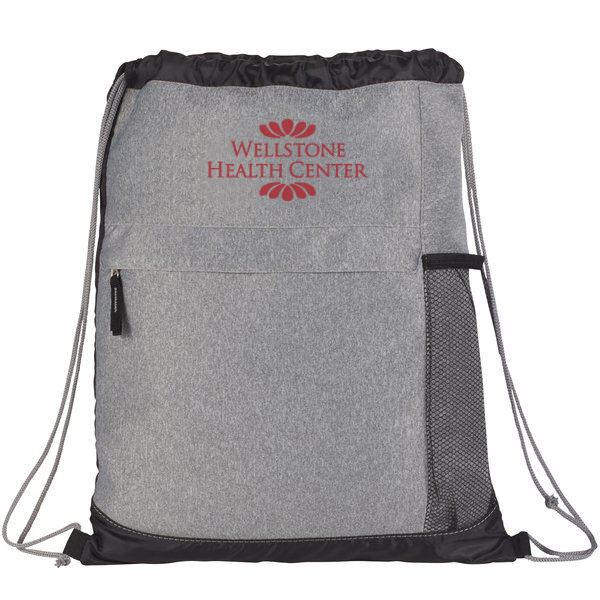 Product Photo 1 Heather Melange Drawstring Bag