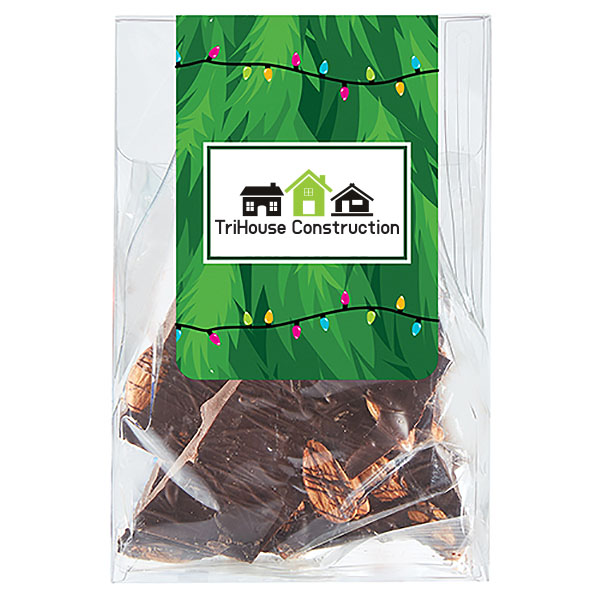 Product Photo 1 Dark Chocolate Almond Bark Classic Treat Tote, 4.5oz.