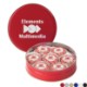 Chocolate Covered Oreos® w/ Corporate Color™ Nonpareils in Tin