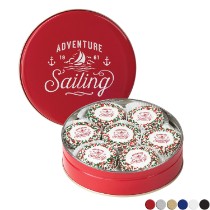 Photo 4 Chocolate Covered Oreos® w/ Holiday Nonpareils in Tin