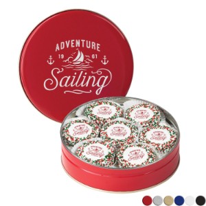 Chocolate Covered Oreos® w/ Holiday Nonpareils in Tin - MD2134