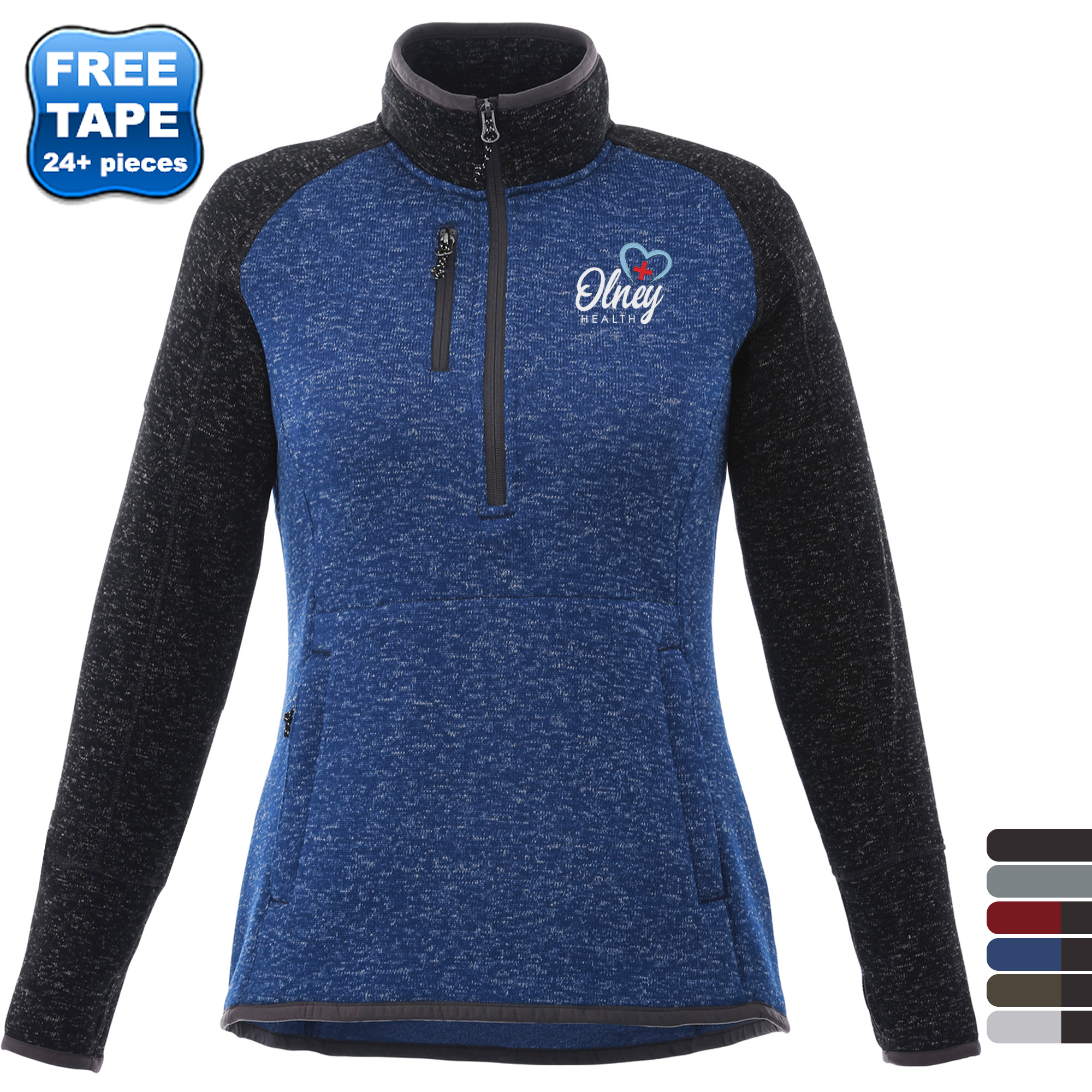 Product Photo 1 Vorlage Ladies' Half Zip Knit Jacket