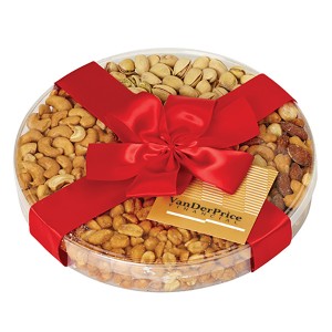 Nut Mix 4 Way Round Gourmet Gift - MD2157