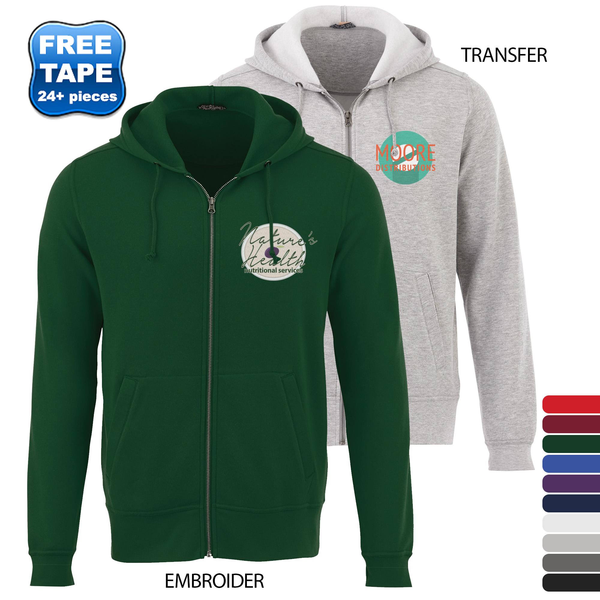 Product Photo 1 Cypress Men's Fleece Zip Hoodie