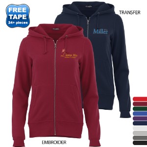 Cypress Ladies' Fleece Zip Hoodie - TM3655