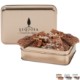 Dark Chocolate Almond Bark Rectangle Gift Tin, 6oz.