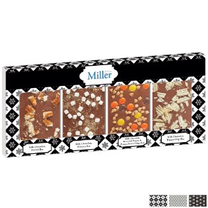 Belgian Chocolate Snacker's Delight Bar Quartet - MD2141