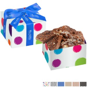 Milk Chocolate Toffee Pretzel Bark Custom Gift Box - MD2112