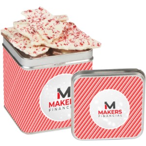 Peppermint Bark Prefect Present Tin, 8.5oz - MD2122