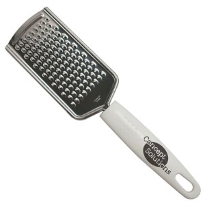 Flat Fine Cheese Grater with Plastic Handle - DA1140