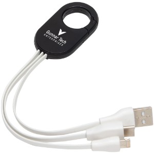 Triad 3-in-1 Charging Cable with Carabiner Clip - AR2334