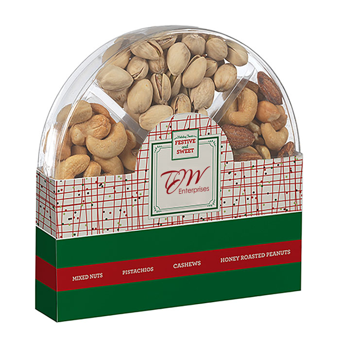 Product Photo 1 Stand Up 4 Section Nut Sampler, 7.2oz.