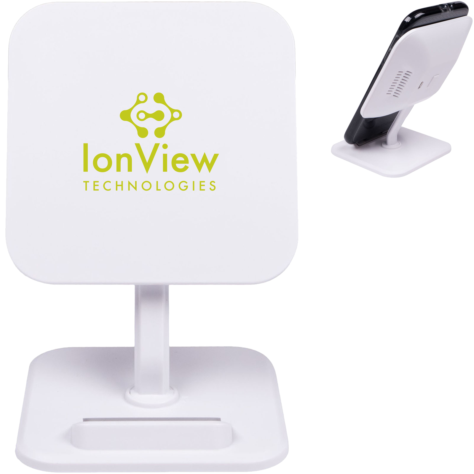 Product Photo 1 Square Qi Stand Wireless Phone Charger, 5W