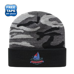 Urban Camouflage Knit Cap with Cuff - CA2560