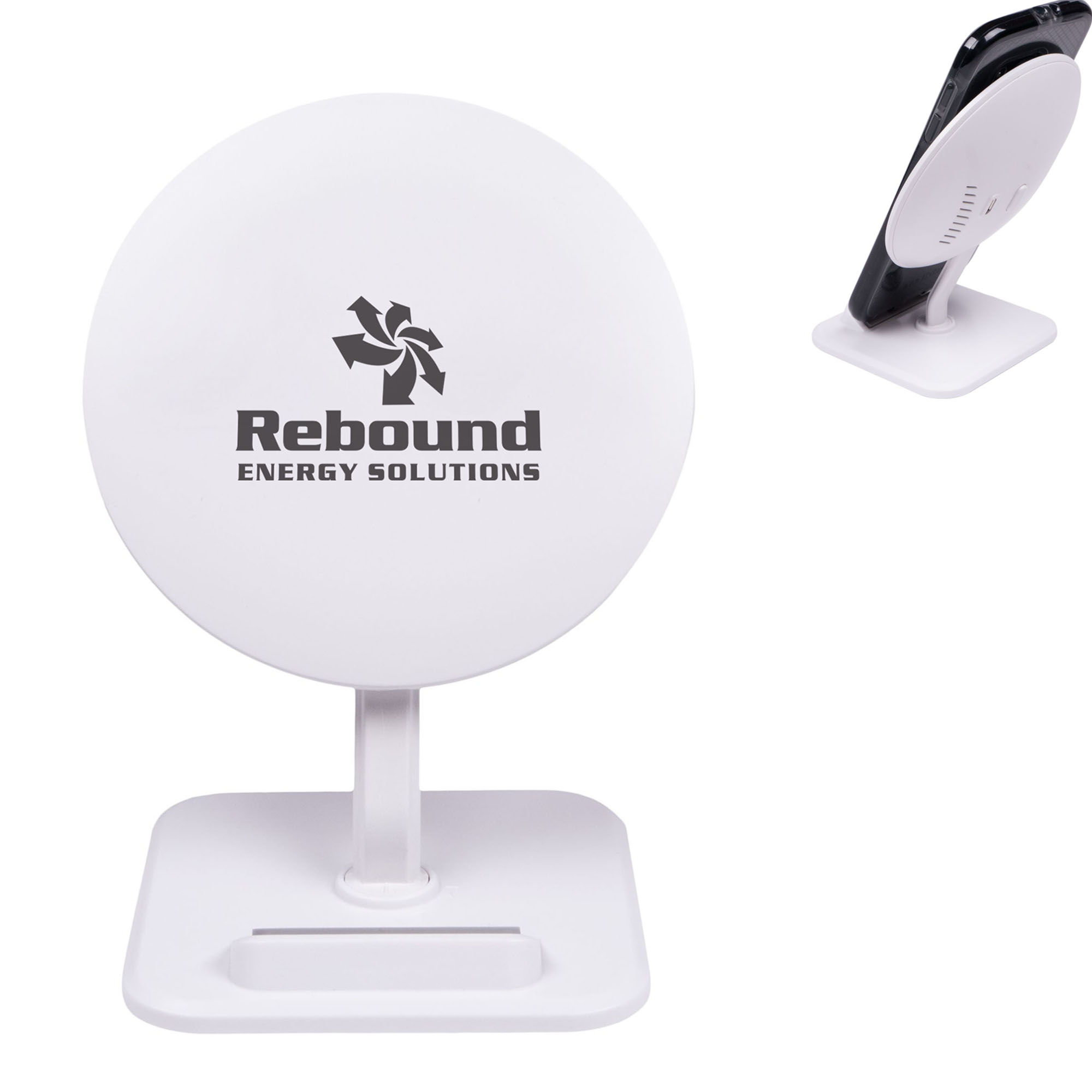 Product Photo 1 Round Qi Stand Wireless Phone Charger