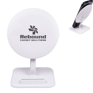 Round Qi Stand Wireless Phone Charger - IK2555