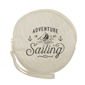 Pancake To Go Cotton Canvas Wristlet Wallet - NM1577