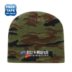 Woodland Camouflage Knit Beanie - CA2575
