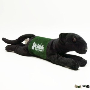 Greyhound Plush with Saddle, 10" - YT1175