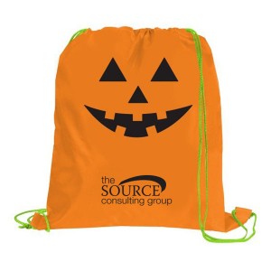 Pumpkin Polyester Sport Cinchpack - VT1182