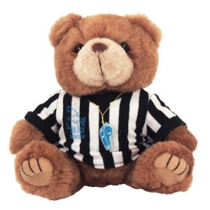 Referee Plush Bear, 8" - YT1278