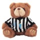 Referee Plush Bear, 8"