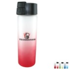 Photo 6 Halcyon Ombre Frosted Glass Bottle w/ Flip Top Lid, 20oz., Full Color Imprint